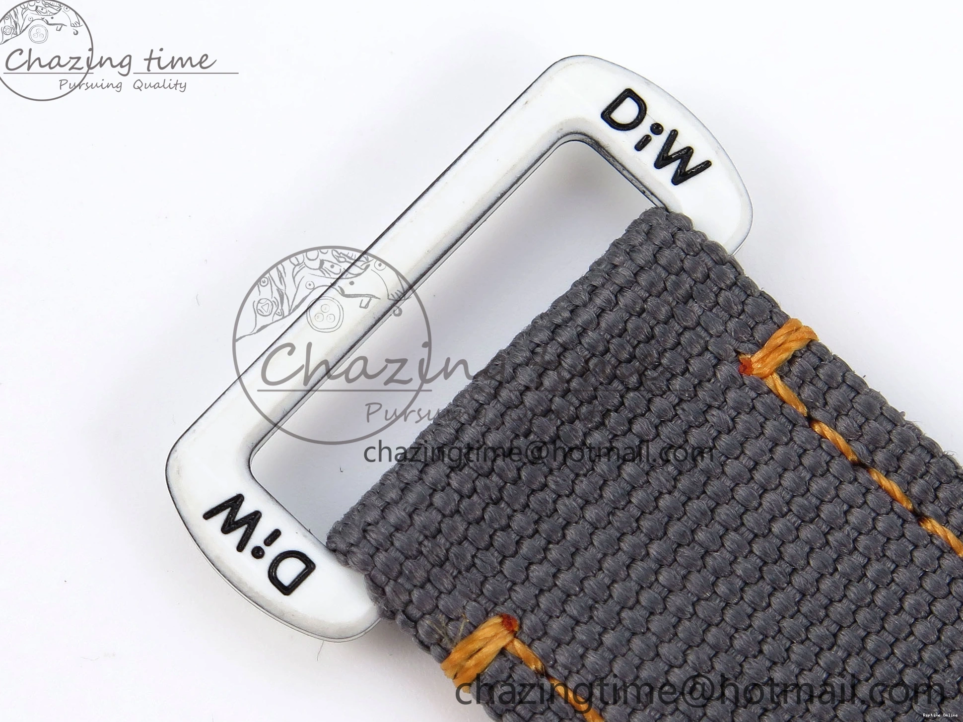 0516 Daytona DIW White Carbon Case DIWF Edition Gray White Dial Orange Bezel on Gray Nylon Strap A HighQuality 1844